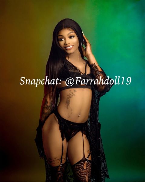 Hey Guys I’m A Very Professional ELITE & Upscale Trans Latina Goddess Here to make your wildest fantasies come  true. Subscribe to my ONLYFans for Exclusive Content 🤤💦 https://onlyfans.com/sexxxaddiction

SnapChat : Farrahdoll19 

Come relax and unwind with me while you dive deep into my sensual , s